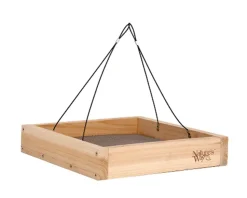 Nature's Way Hanging Platform Wild Bird Feeder - Cedar - 12 X 12 X 3 In