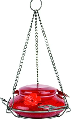 Nature's Way Modern Top Fill Hummingbird Feeder - Red - 18 Oz Cap
