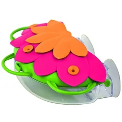 Nature's Way So Real Window Flower Hummingbird Feeder - Orange/Fuchsia - 8 Oz Cap