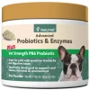 Naturvet Advanced Probiotic & Enzymes Powder Digestive Dog Supplements - 4 oz Jar