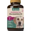 Naturvet Glucosamine DS (Double Strength) Level 1 Tablets Hip and Joint Cat and Dog Supplements - 60 ct Bottle