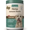 Naturvet Hemp Immune Health Plus Hemp Seed Soft Chew Dog Supplements - 120 ct Jar
