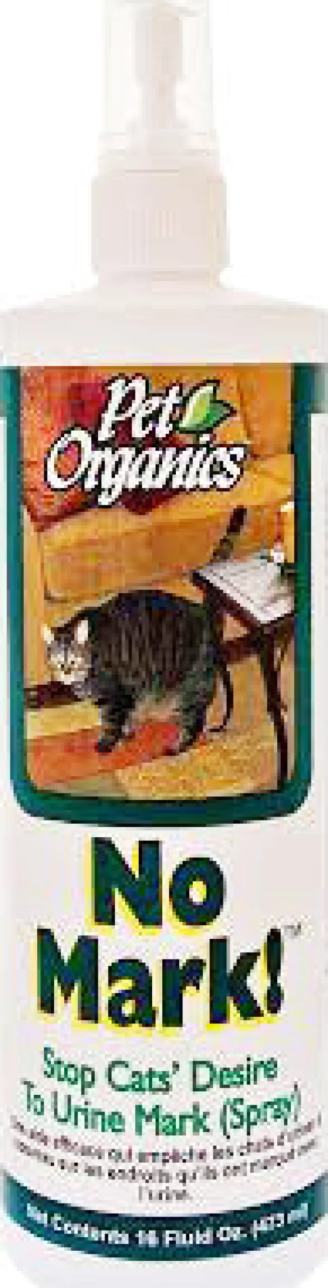 Naturvet No Mark! Stops Cats' Desire to Urine Mark Cat and Dog Training Aid - 16 oz Bottle