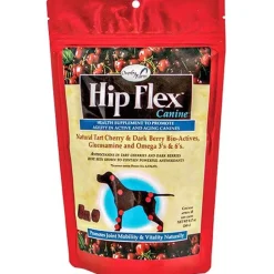Naturvet Overby Farms Canine Hip Flex Chews Dog Chewy Treats - 9 oz Bag
