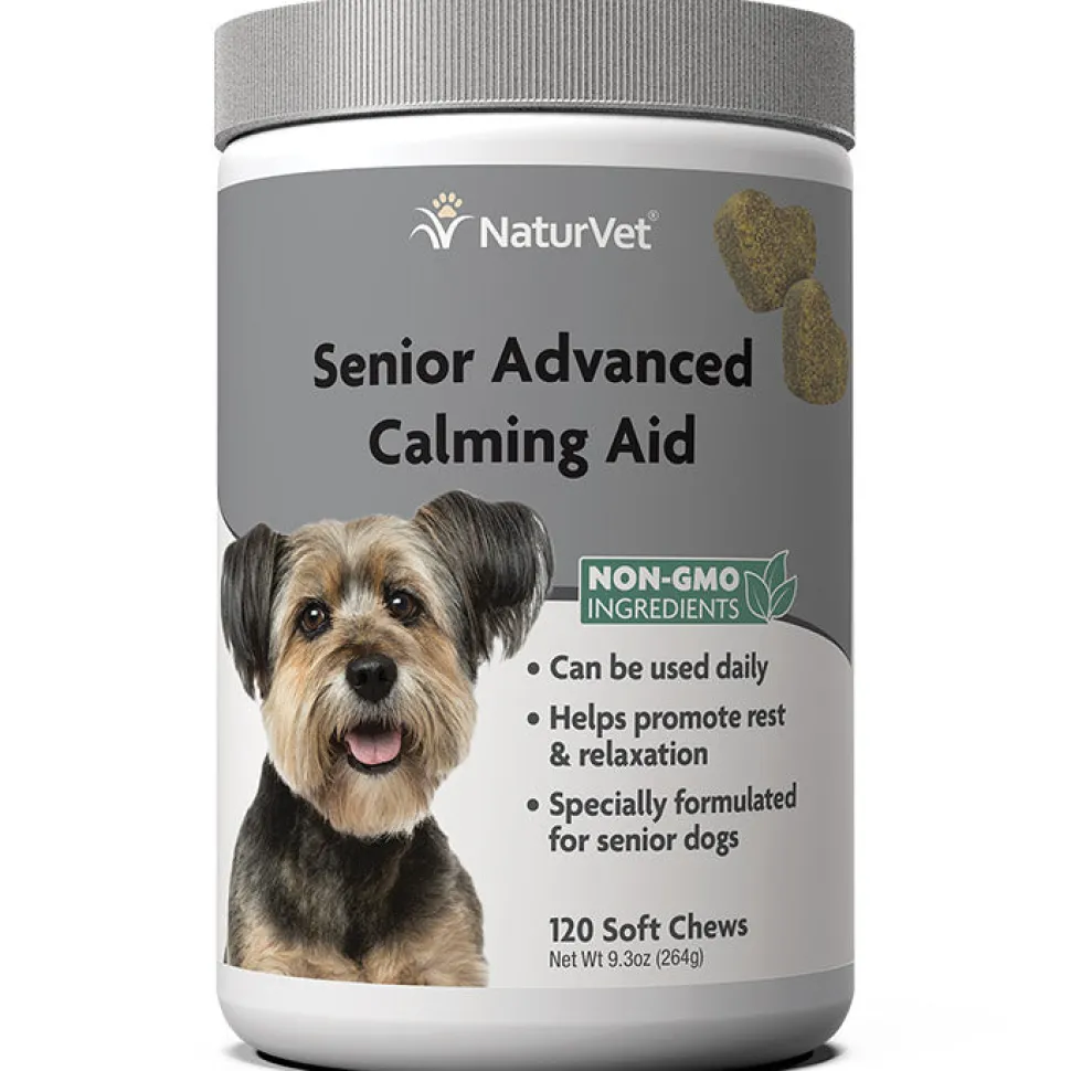 Naturvet Senior Calming Aid Soft Chew Dog Supplements - 120 ct