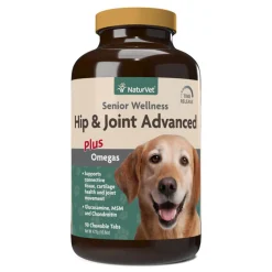 Naturvet Senior Hip & Joint Tabs TIME RELEASE Dog Supplements - 90 ct