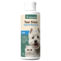 Naturvet Tear Stain Remover TOPICAL Cat and Dog Tear Stain Remover - 4 oz Bottle