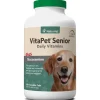Naturvet Vita Pet SENIOR with Glucosamine Tablets Dog Supplements - 180 ct Bottle