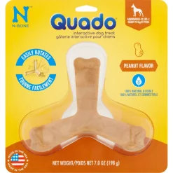 N-Bone QUADO USA Peanut Butter Dog Bone Treat - Large