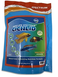 New Life Spectrum Naturox Cichlid - 1 - 1.5 mm Sinking Pellets - 600 g