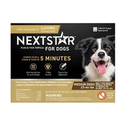 Nextstar Flea & Tick Topical for Dogs - 23 - 44 Lbs - 3 Count