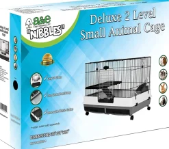 Nibbles Deluxe 2 Level Small Animal Cage - 32 X 21 X 26 In