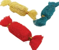 Nibbles Loofah Candies Chews Small Animal Chew Toy - Small - 3 Pack