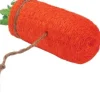Nibbles Loofah Carrot Chew Small Animal Chewy Treats - Large