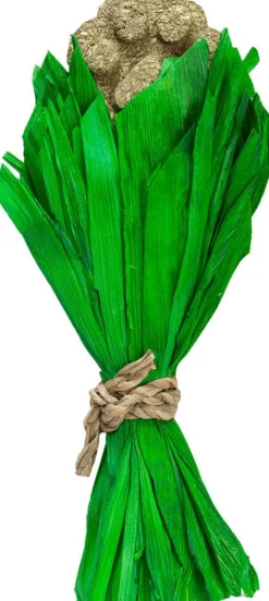 Nibbles Timothy Hay Bouquet Chew with Shreddable Tissue Paper Small Animal Chewy Treats -
