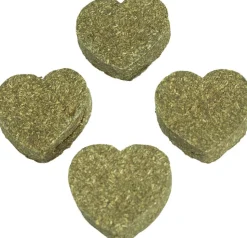 Nibbles Timothy Hay Heart Chews Bites Small Animal Chewy Treats - 4 Pack