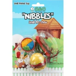Nibbles Wood Loofah Summer Cookout Small Animal Chew Toy