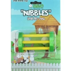 Nibbles Wooden Barrel Chew Small Animal Chew Toy - Small
