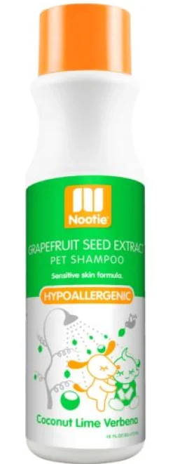 Nootie Grapefruit Seed Extract Coconut Lime Verbena Hypoallergenic Shampoo for Dogs