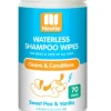 Nootie Sweet Pea & Vanilla Waterless Shampoo Wipes For Dogs & Cats