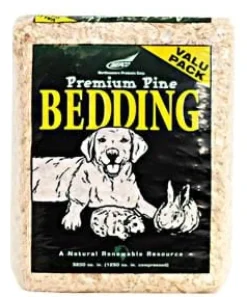 Northeastern Natural Pine Wood Bird and Small Animal Bedding - Value Pack - 3,200 Cubic In - 4 Pack
