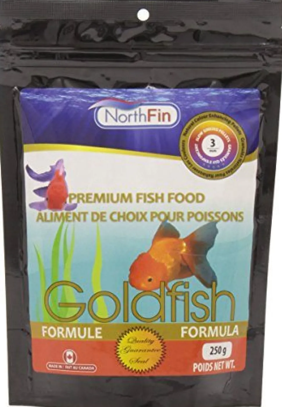 NorthFin Goldfish Formula - 3 mm Sinking Pellets - 250 g