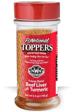 Northwest Naturals Beef with Tumeric Powder Cat and Dog Food Toppers - 5.5 Oz Bottle