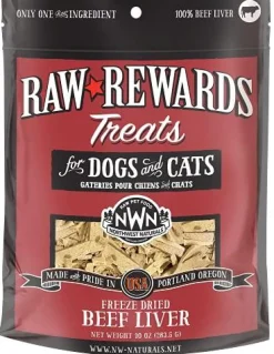 Northwest Naturals Freeze Dried Beef Liver Treat Freeze-Dried Cat and Dog Treats - 10 oz Bag