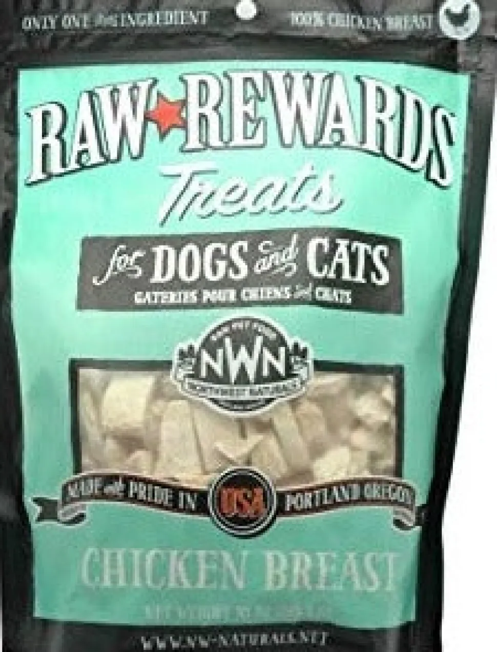 Northwest Naturals Freeze Dried Chicken Breast Treat Freeze-Dried Cat and Dog Treats - 10 oz Bag