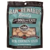 Northwest Naturals Freeze Dried Chicken Liver Treat Freeze-Dried Cat and Dog Treats - 3 oz Bag