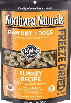Northwest Naturals Turkey Nuggets Freeze-Dried Dog Treats - 28 Oz Bag