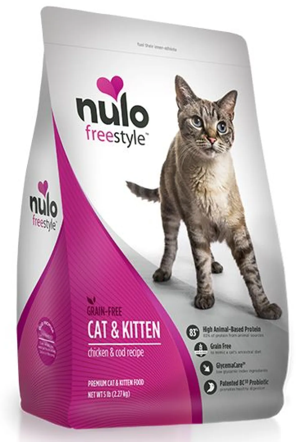 Nulo FreeStyle Cat and Kitten Grain Free Chicken and Cod Recipe Dry Cat Food