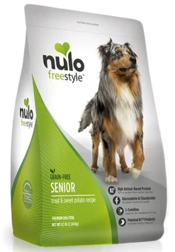 Nulo FreeStyle Grain Free Trout & Sweet Potato Senior Recipe Dry Dog Food