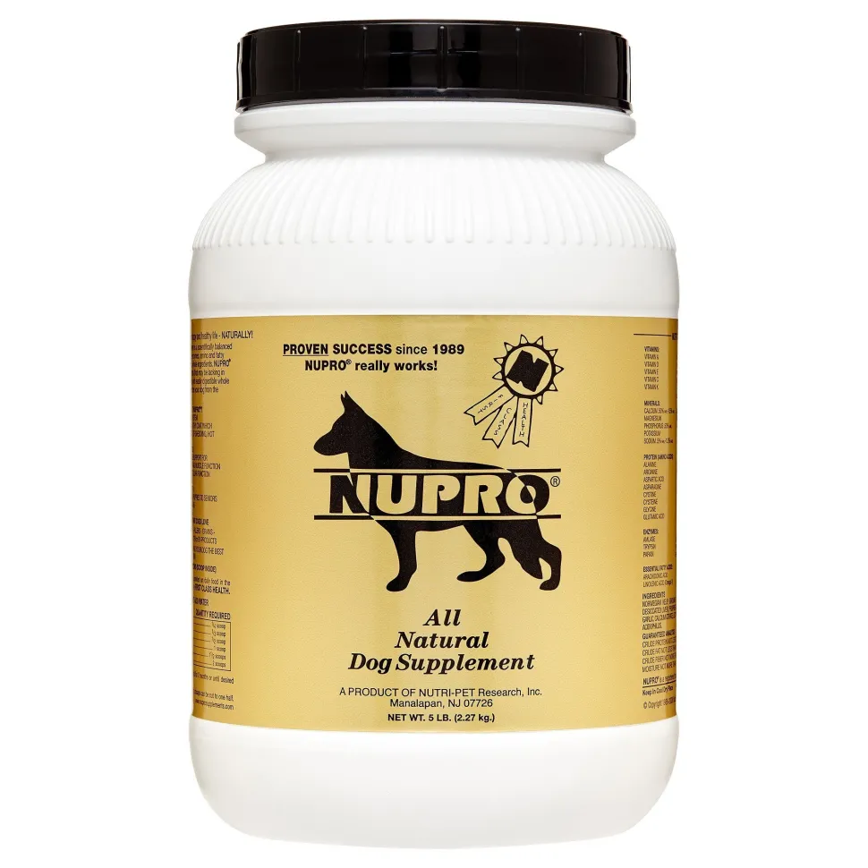 Nupro High Grade Hemp Extract CBD Oil Natural Dog Supplement - 5 lb Jar