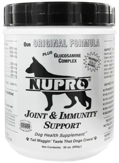 Nupro High Grade Hemp Extract CBD Oil Joint & Immunity Support Dog Supplements - 30 oz Jar