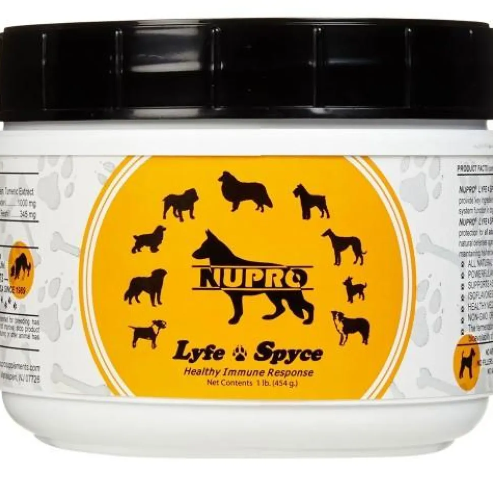Nupro High Grade Hemp Extract CBD Oil Lyfe Spice Immunity Response Dog Supplements - 1 lb Jar