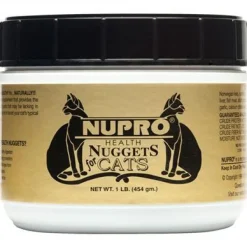 Nupro High Grade Hemp Extract CBD Oil Cat Health Nuggets Dog Supplements - 1 lb Jar