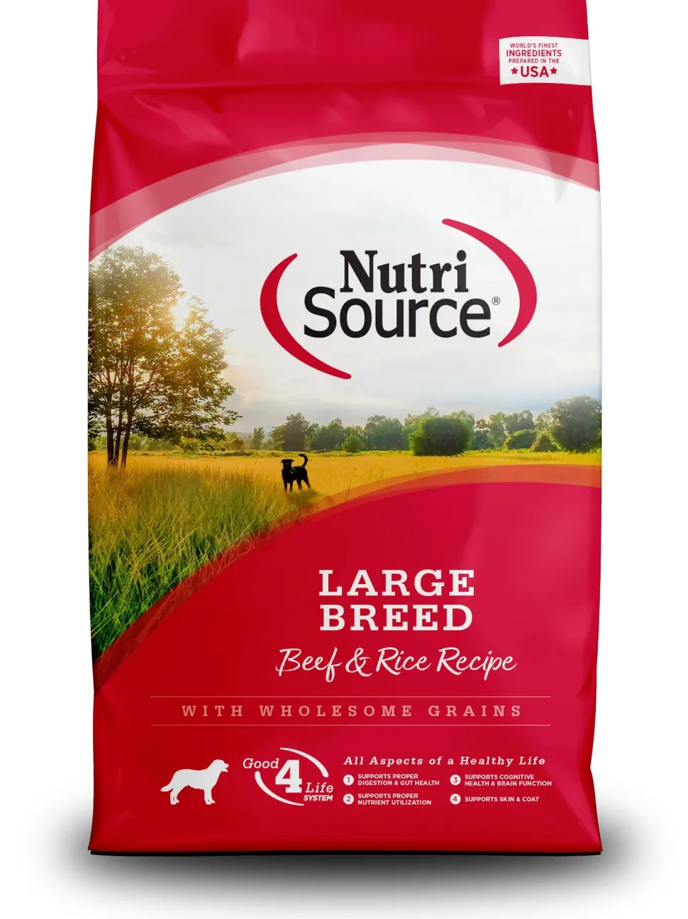 Nutrisource Beef and Brown Rice Recipe Large-Breed Dry Dog Food - 26 Lbs