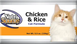 Nutrisource Chicken & Rice Cat Canned Canned Cat Food - 5.5 oz - Case of 12