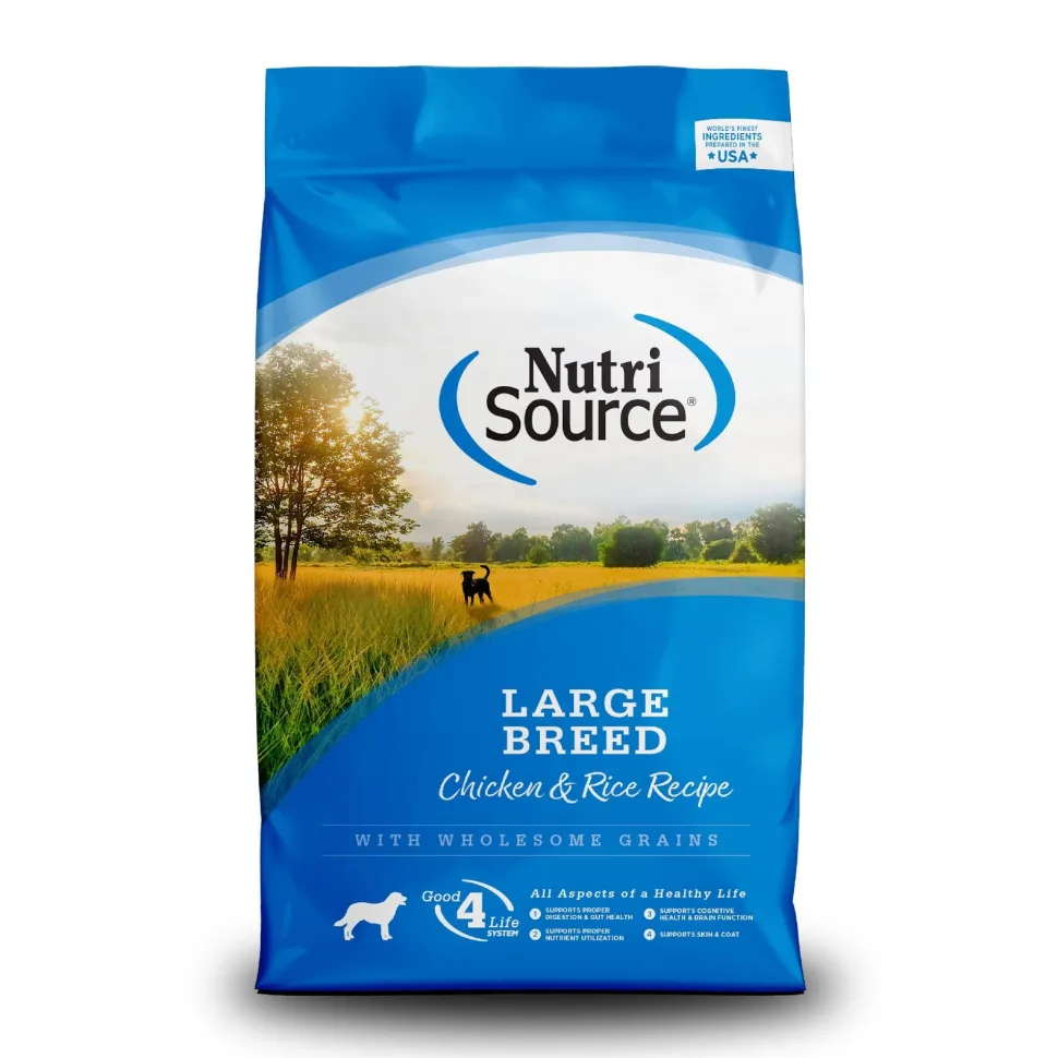 Nutrisource Chicken and Brown Rice Recipe Large-Breed Dry Dog Food - 26 Lbs