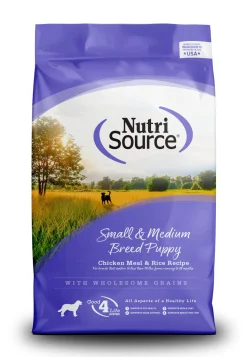 Nutrisource Chicken and Rice Small and Medium-Breed Puppy Dry Dog Food - 1.5 Lbs