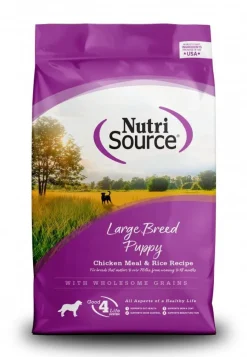 Nutrisource Chicken and Rice Large-Breed Puppy Dry Dog Food - 26 Lbs