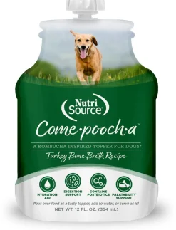 Nutrisource Come-Pooch-A Turkey Broth Dog Food Recipe Pouch - 12 oz - Case of 12
