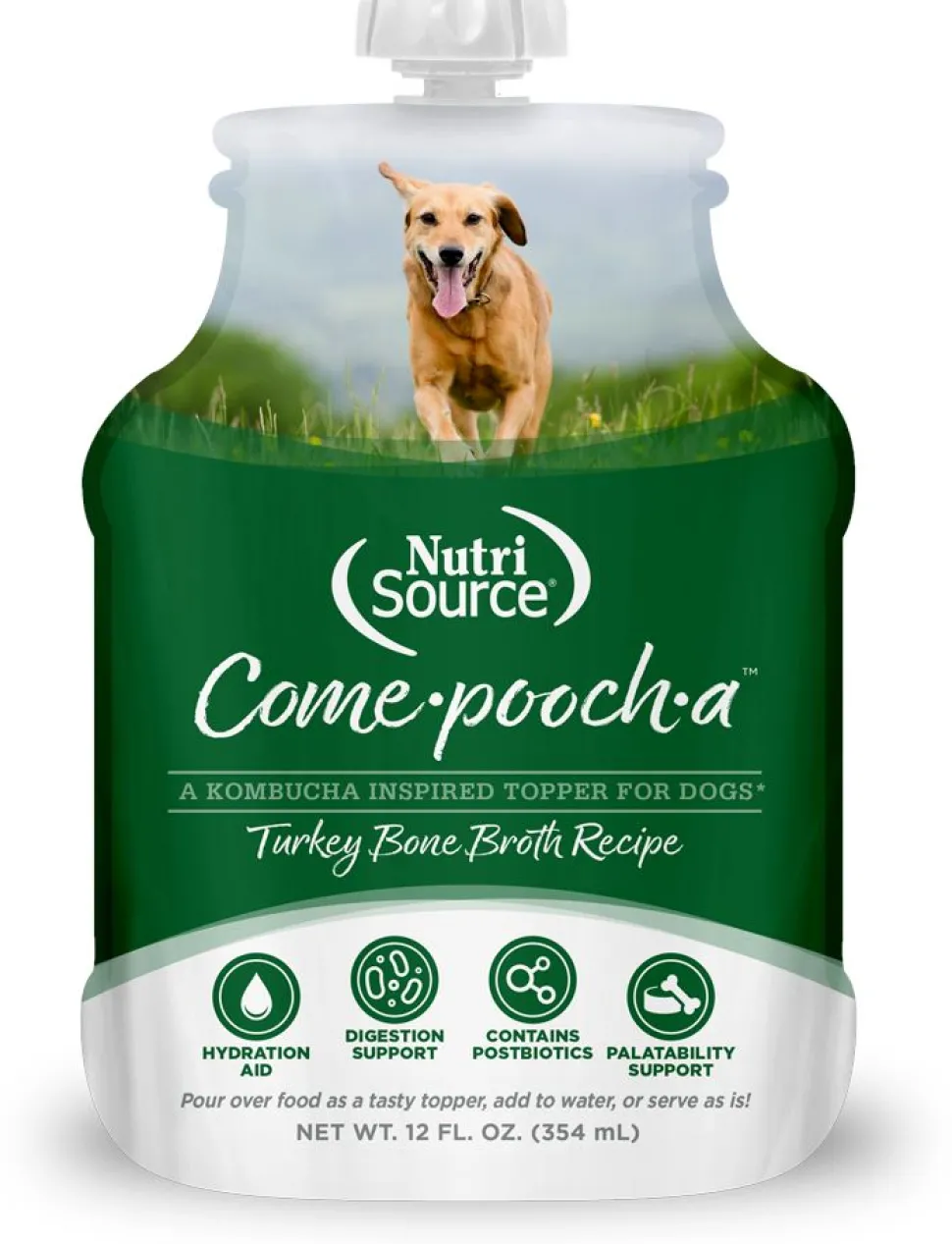 Nutrisource Come-Pooch-A Turkey Broth Dog Food Recipe Pouch - 12 oz - Case of 12