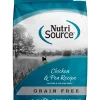 Nutrisource Grain Free Chicken & Pea Dry Dog Food - 30 lb Bag