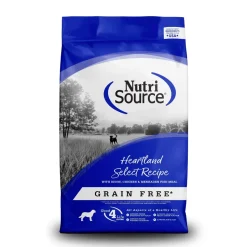 Nutrisource Grain Free Heartland Select with Bison Dry Dog Food - 5 lb Bag