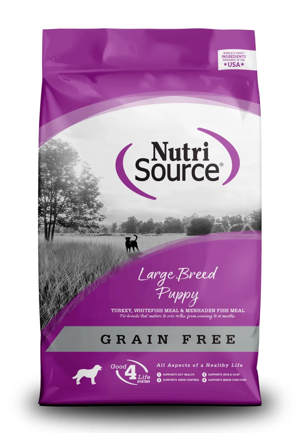 Nutrisource Grain Free Large Breed Puppy (8 per bale) Dry Dog Food - 5 lb Bag