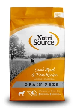 Nutrisource Grain Free Lamb Meal & Peas Dry Dog Food - 15 lb Bag