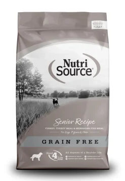 Nutrisource Grain Free Senior Dry Dog Food - 30 lb Bag
