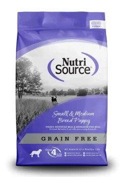 Nutrisource Grain Free Small/Med Breed Puppy (8 Per Bale) Dry Dog Food - 5 lb Bag